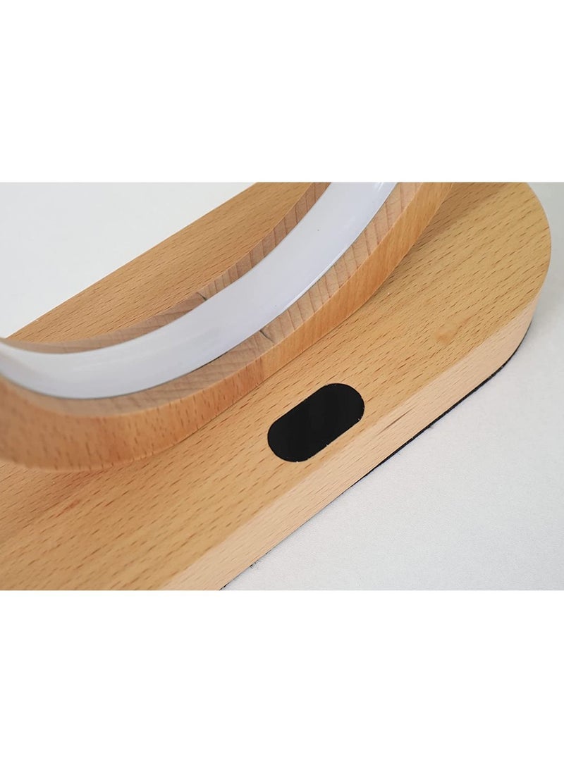 Daamudi - Desk Wooden Table Mood Lamp, Three light modes, Ambient With Gesture & Touch Control - Image 1