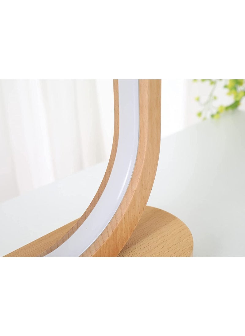 Daamudi - Desk Wooden Table Mood Lamp, Three light modes, Ambient With Gesture & Touch Control - Image 1