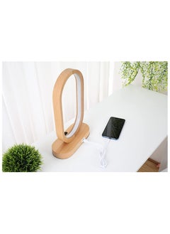 Daamudi Desk Wooden Table Mood Lamp, Three light modes, Ambient With Gesture & Touch Control  - Image 3