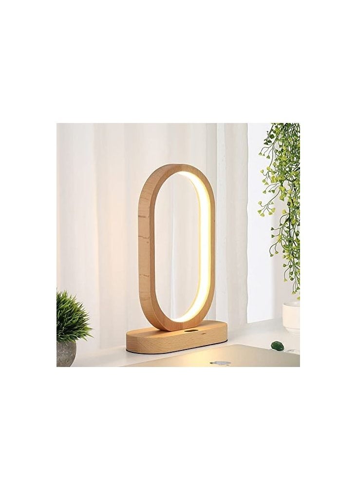 Daamudi - Desk Wooden Table Mood Lamp, Three light modes, Ambient With Gesture & Touch Control - Image 1