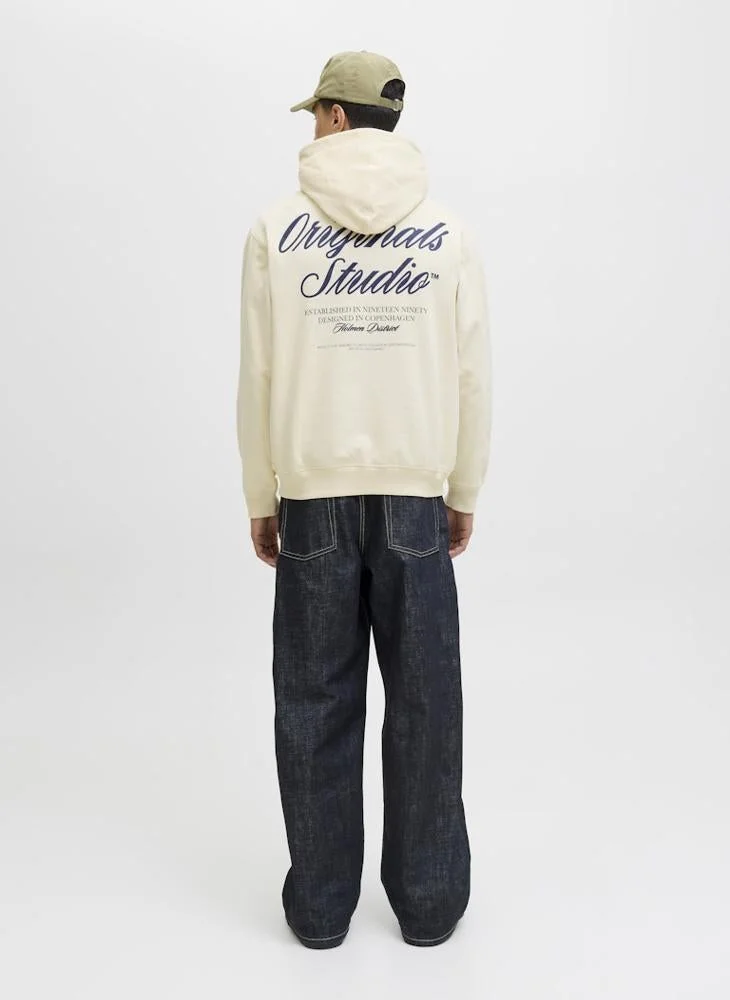 جاك اند جونز هودي مطبوع