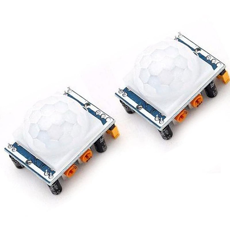 DEVMO 2PCS Pyroelectric Infrared IR PIR Human Motion Sensor Detector Module HC-SR501 Compatible with Ard-uino - Image 1