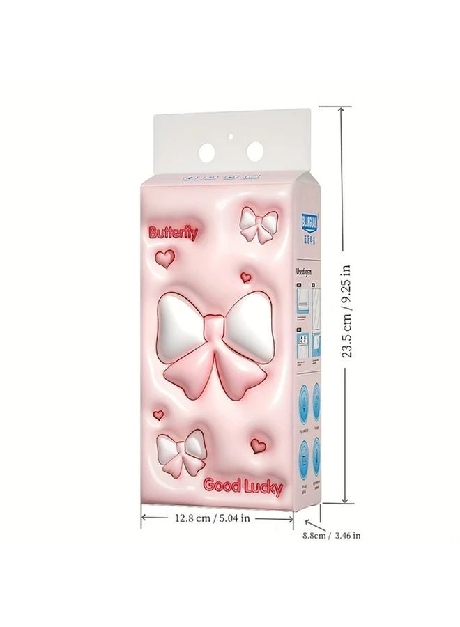 4 عبوات 4000 ورقة ورق تواليت معلق مناشف وجه سميكة مثبتة على الحائط للمنزل - Image 5