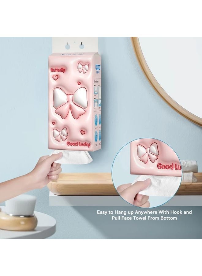 4 عبوات 4000 ورقة ورق تواليت معلق مناشف وجه سميكة مثبتة على الحائط للمنزل - Image 3