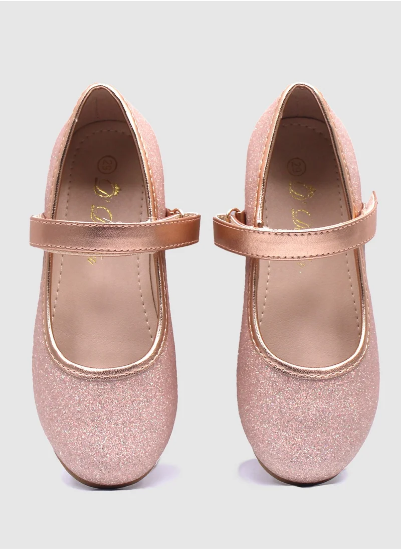 D'Daniela D' Daniela - Sparkle Rose Ballet Flats