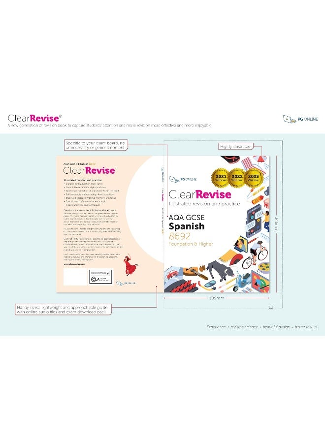 ClearRevise AQA GCSE Spanish 8692: Foundation and Higher - Image 2