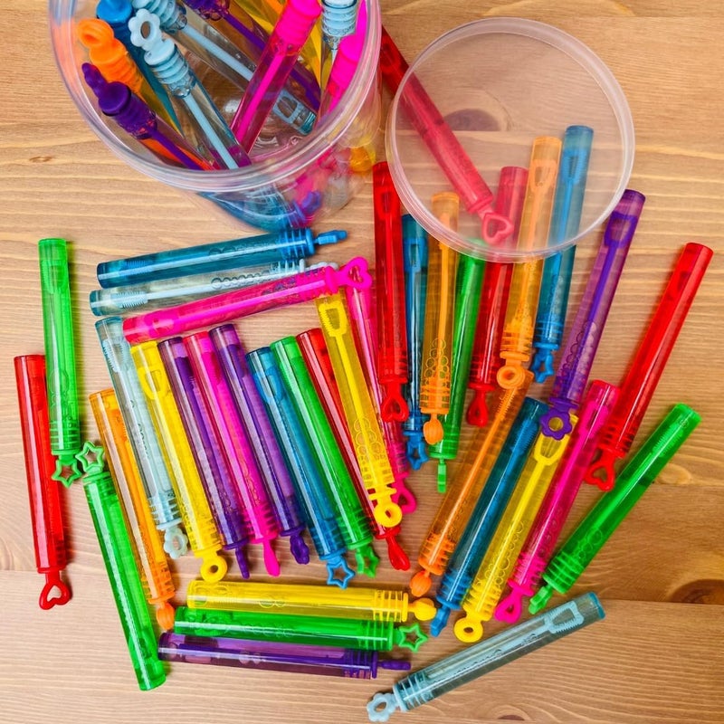 Mumfactory ® Bubble For Kids Toy | Birthday Party Decoration | Kids Birthday Party Favor Set | Pack of 48 Mini Wands - Image 5