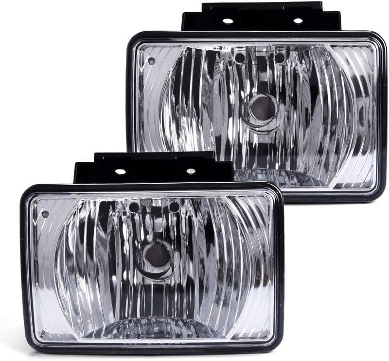 CNNELL Fog Lights Assembly for 2004-2012 Chevy Colorado, GMC Canyon, Isuzu i-280/i-350, i-290 (Clear Lens) - Image 1