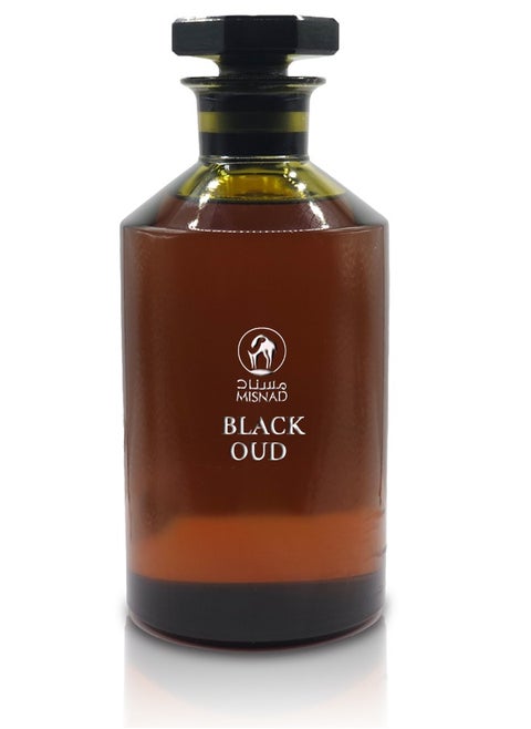 Misnad Fragrance Oil Black Oud – 100 ml | Premium Grade Essential Oils for Diffusers, Perfume Making, Candle Making