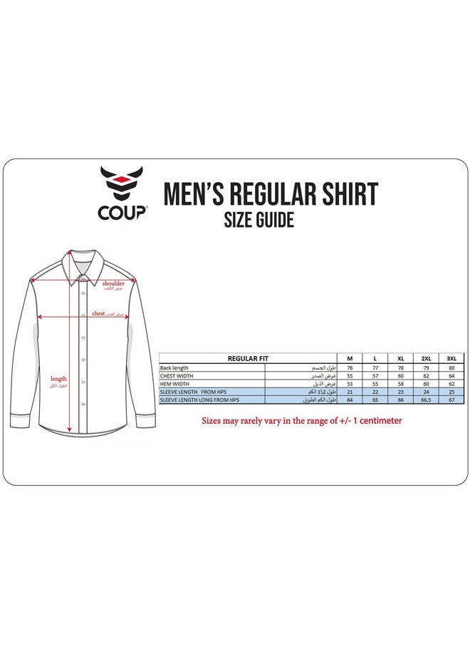 Coup - Coup Basic Shirt For Men - Regular Fit - White - Image 1