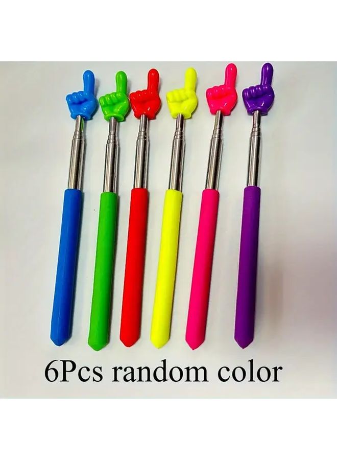 Red Extendable Finger Shaped Guide Stick Ergonomic Grip Teaching Aid - Image 4