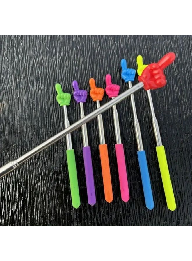 Red Extendable Finger Shaped Guide Stick Ergonomic Grip Teaching Aid - Image 2