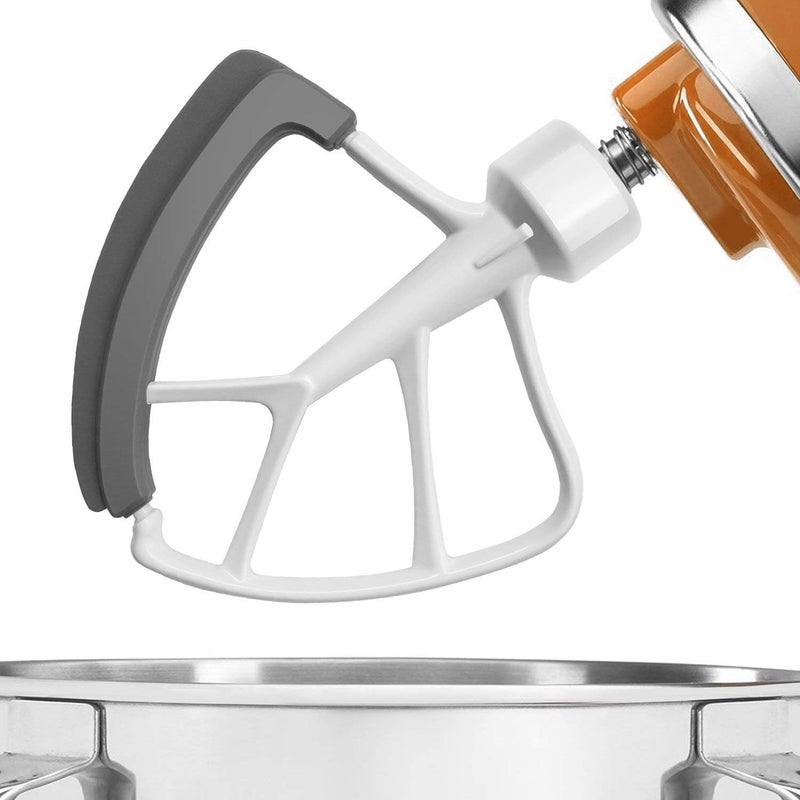 KITCHPOWER 4.5-5 Quart Flex Edge Beater for KitchenAid Tilt-Head Stand Mixers White - Image 3