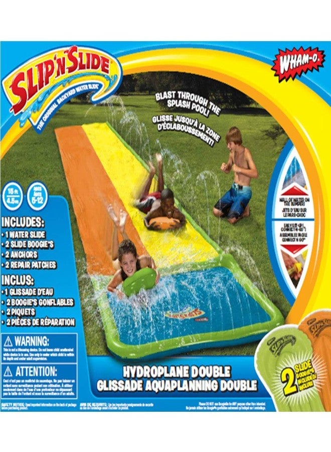 Wham-o Slip N Slide Hydroplane Double with 2 Slide Boogies - Image 1
