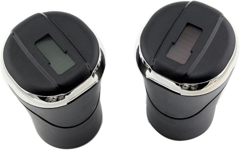 Car Ashtray Cup Smoke Removing Ashtray Led Light for Sealing Performance Unique Cylinder Shape - Image 1