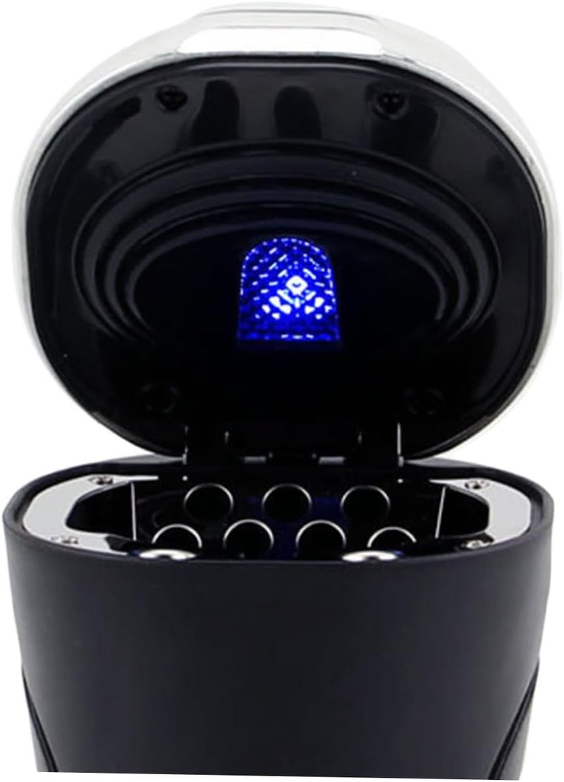 Car Ashtray Cup Smoke Removing Ashtray Led Light for Sealing Performance Unique Cylinder Shape - Image 2