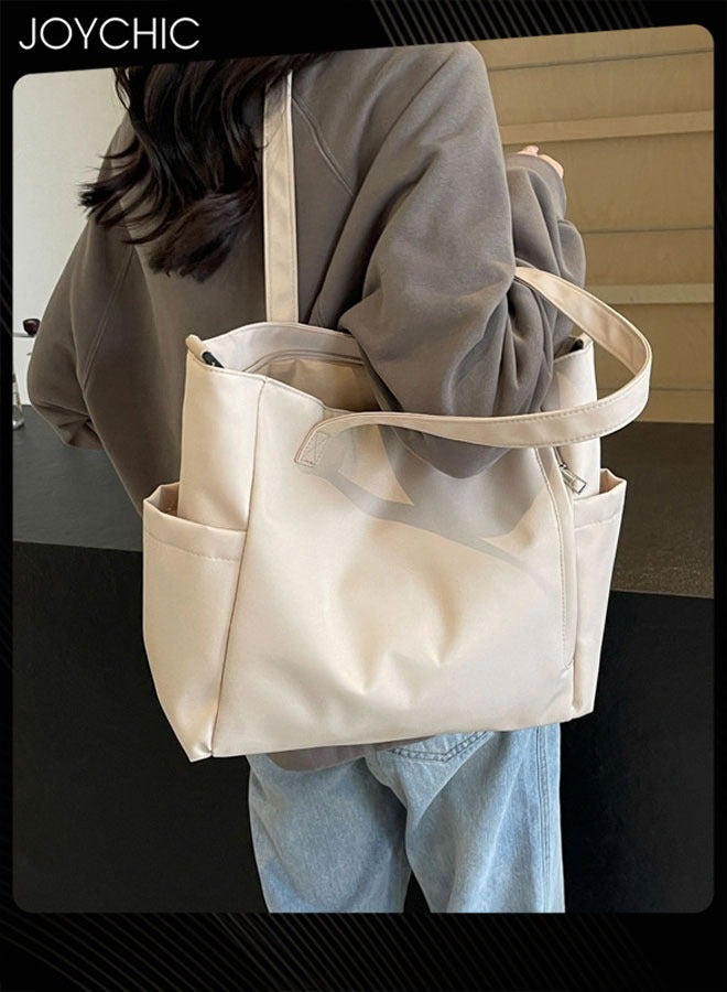 Joychic Korean Version Women Simple Commuting Crossbody Bag Large Capacity Waterproof Handbag Student Shoulder Bag  - Image 2