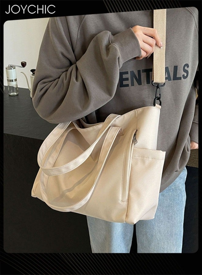 Joychic Korean Version Women Simple Commuting Crossbody Bag Large Capacity Waterproof Handbag Student Shoulder Bag  - Image 3