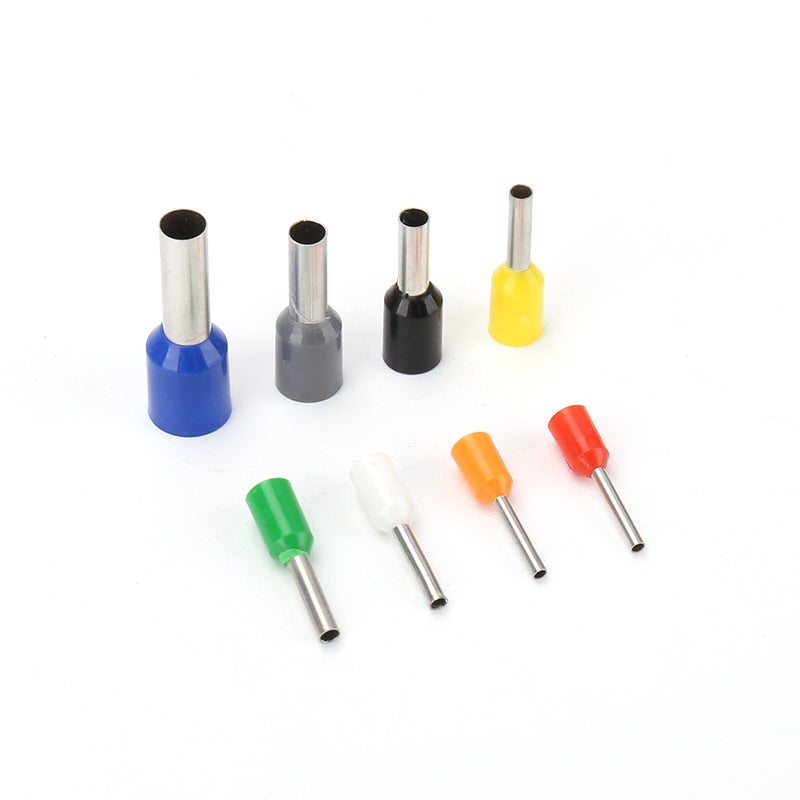 Ve Tube Type Pre-Insulated Cold-Pressed Terminal Block 800 Set European Pin-Shaped Wire Lug Copper Nose Connector - Image 5