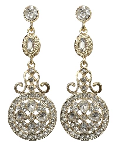 Cizoe 1920s Gatsby Accessories Set for Women Flapper Headband 20s Headpiece Necklace Gloves(set8) - Image 3