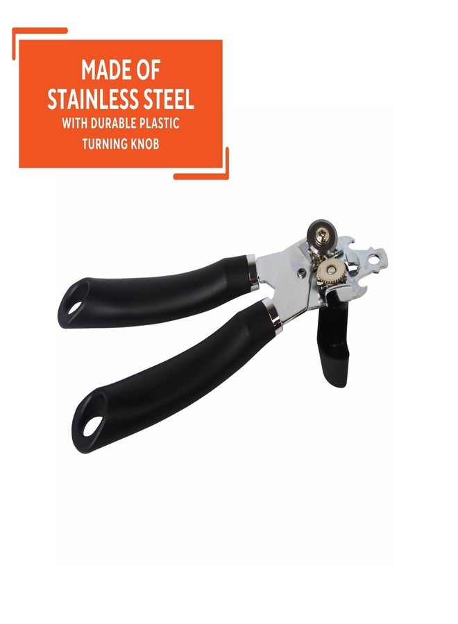 Imusa USA Easy to Use Manual Chef Can Opener, Black - Image 3