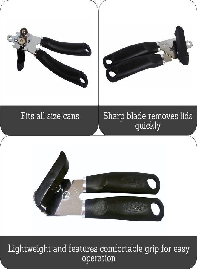 Imusa USA Easy to Use Manual Chef Can Opener, Black - Image 2