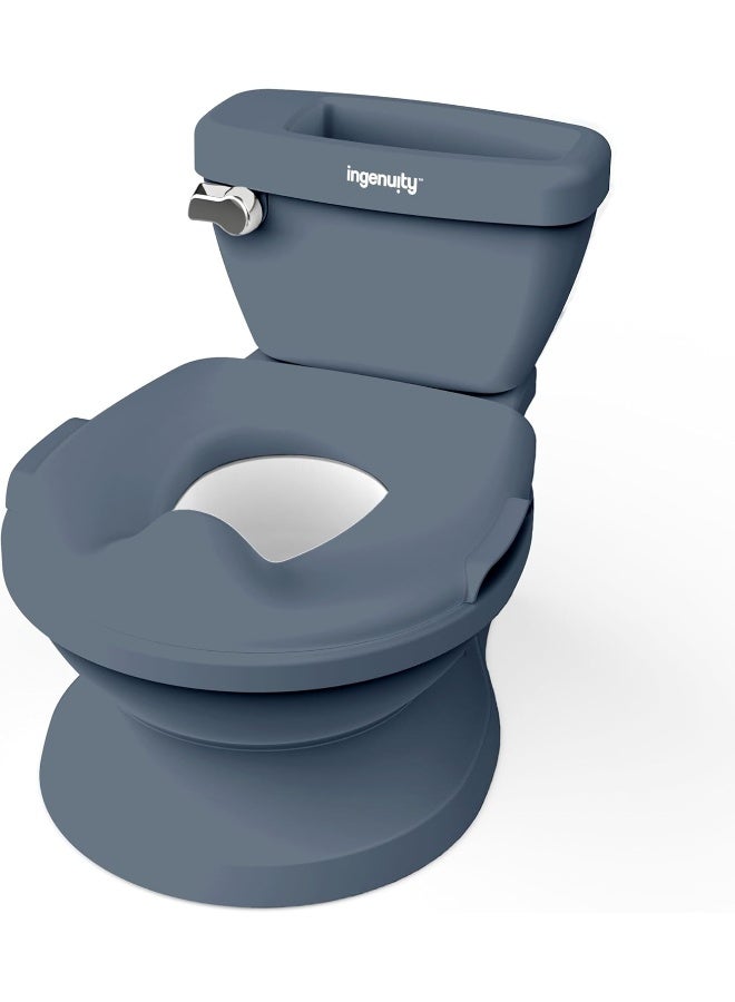 Ingenuity My Size Potty Pro in Blue, Infant Potty Training Toilet - Image 1
