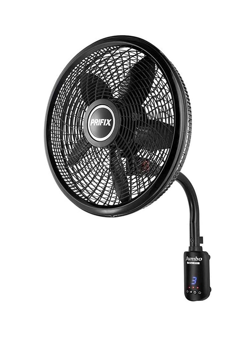 Prifix Prifix jumbo wall fan, black, remote, WFJ211 