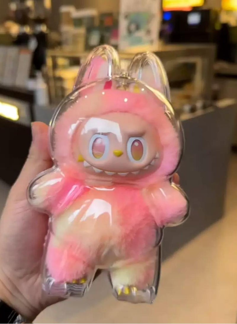 Standing Labubu Case Version 1 and 3, Clear Acrylic Hard Case for Protecting Precious Dolls. (Case Only)  - Image 1