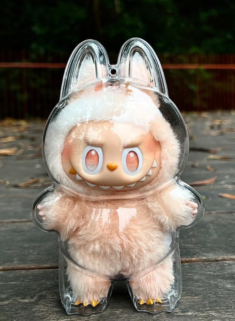 Standing Labubu Case Version 1 and 3, Clear Acrylic Hard Case for Protecting Precious Dolls. (Case Only)  - Image 4