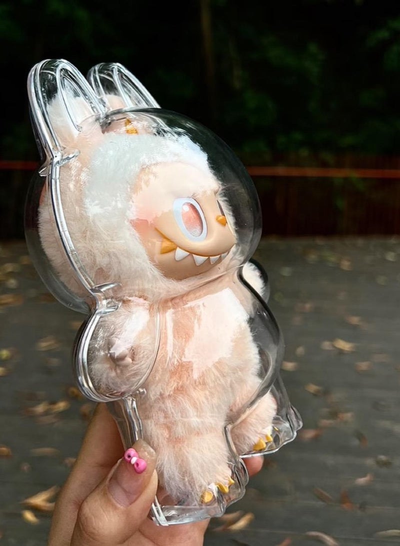 Standing Labubu Case Version 1 and 3, Clear Acrylic Hard Case for Protecting Precious Dolls. (Case Only)  - Image 5