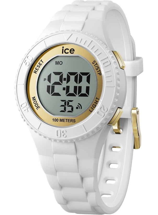 Ice Watch ساعة آيس ووتش آيس ديجيت - ذهب أبيض - صغيرة - Image 1