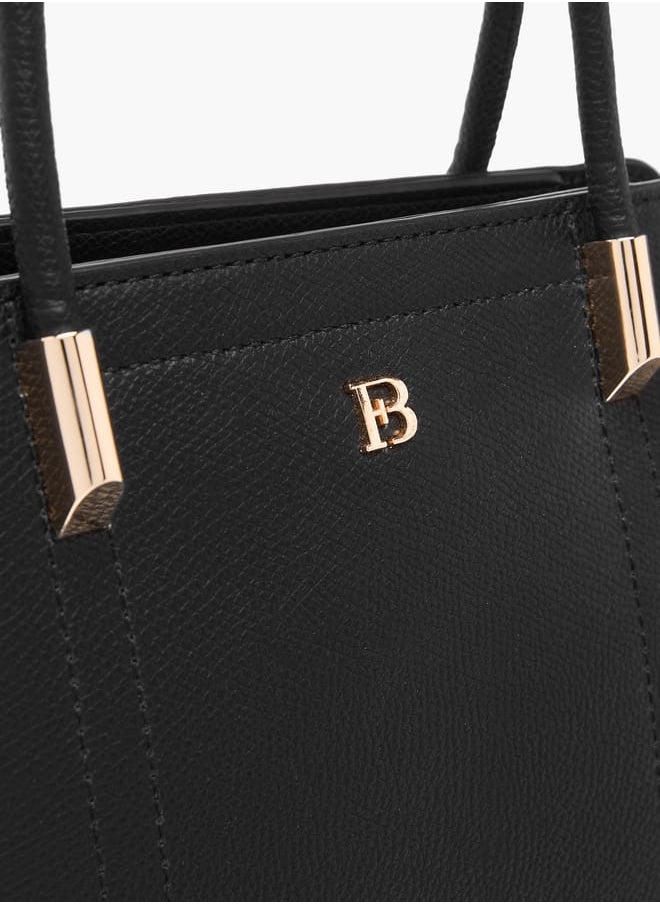 Flora Bella By Shoexpress Womens Textured Totebag With Zip Closure And Detachable Strap  - Image 4