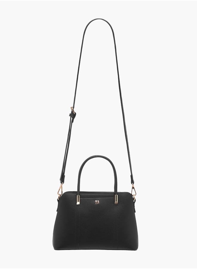 Flora Bella By Shoexpress Womens Textured Totebag With Zip Closure And Detachable Strap  - Image 2