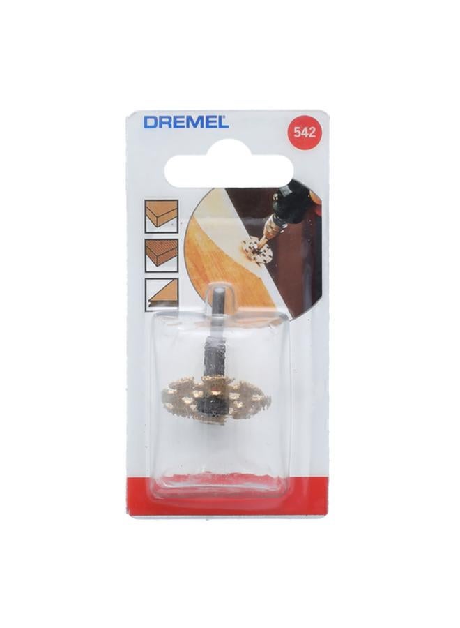 DREMEL Cut and Shape Wheel with Carbide Coating for Cutting Wood and Laminate Brown and Black  - Image 1
