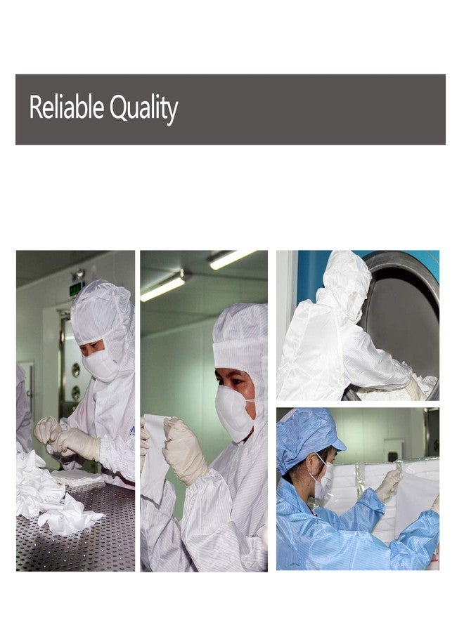 AAWipes Cleanroom Cloth Wipes 9"x9" (Bag of 150 Pcs) Double Knit 100% Polyester Wipers Lint Free Cloths with Ultra-fine Filaments, Laser Sealed Edge, Class 100 Cloths, Ultra-soft Wipes CP14009 - Image 4