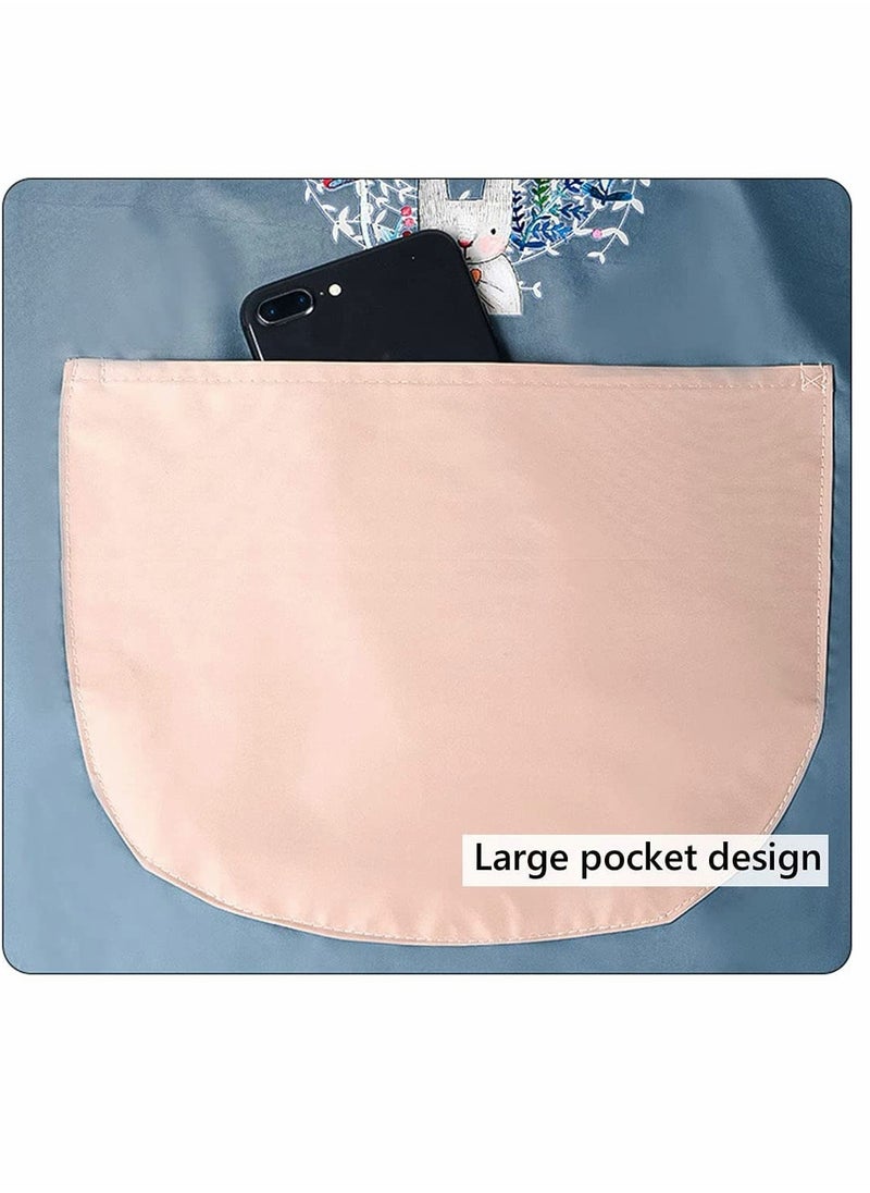 KASTWAVE - Kitchen Apron Waterproof Aprons For Women Men 2Pcs Adjustable with Convenient Pocket Durable Kitchen Cooking Apron Perfect for Home Restaurant Craft BBQ Coffee House Oil Proof Cleaning Gardening - Image 1