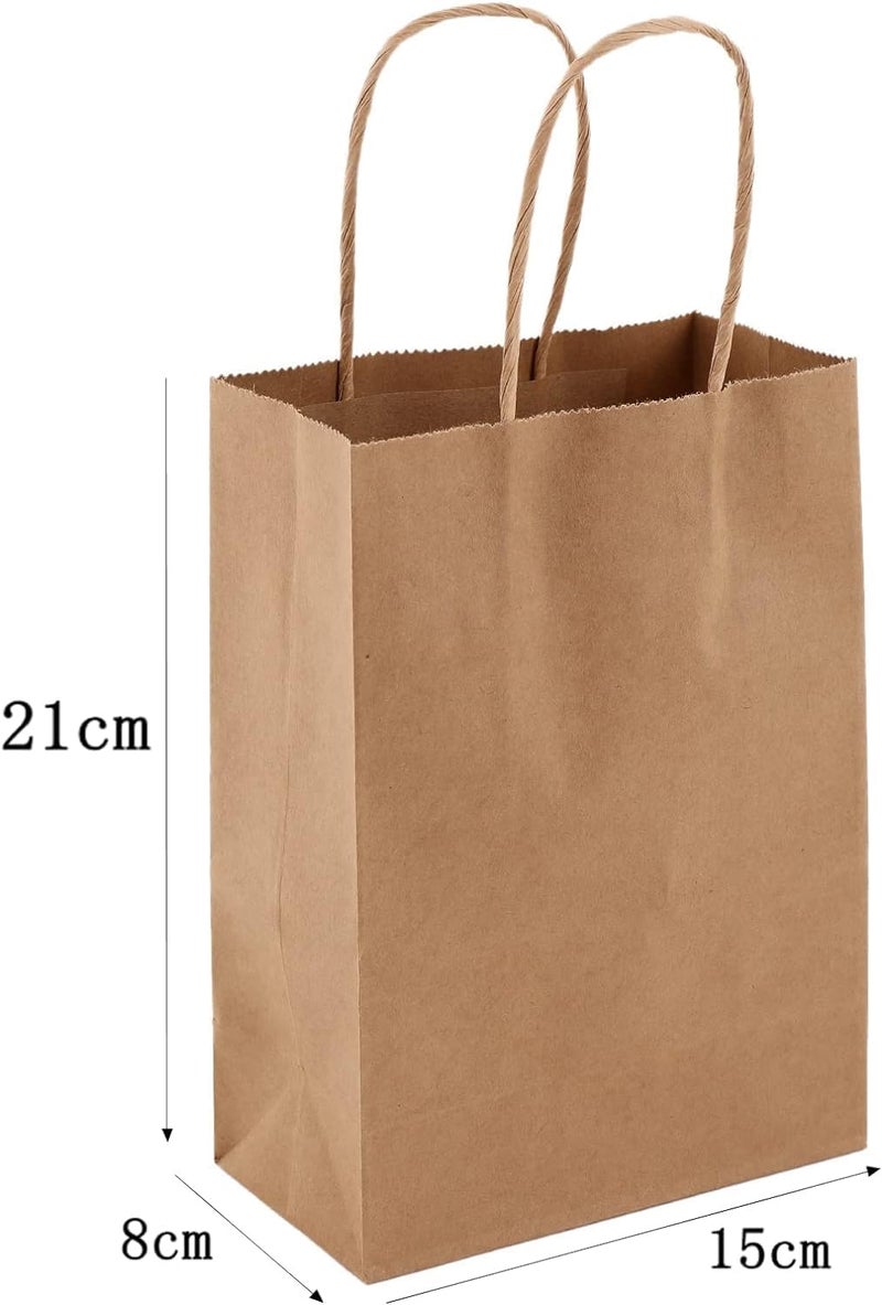 Red Dot Gift REDDOTGIFT® Pack of 24 Kraft Paper Gift Bags - H21*L15*D8cm for Various Occasions - Image 2
