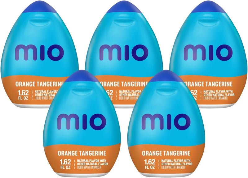 mio ميو معزز الماء السائل - نكهة البرتقال واليوسفي، 1.62 أونصة سائلة - Image 1