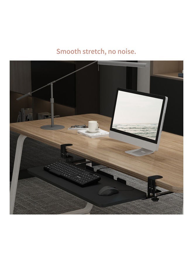 NIBEMINENT Clamp On Keyboard Tray Black - Image 4
