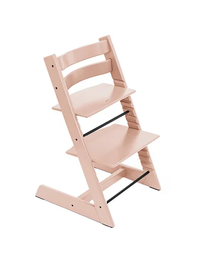 STOKKE Tripp Trapp Chair Adjustable, Convertible Baby High Chair For Toddlers , Children And Adults Convenient, Comfortable And Ergonomic Classic Design Serene Pink