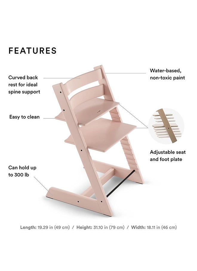 STOKKE - كرسي الأطفال Tripp Trapp - وردي هادئ - Image 1
