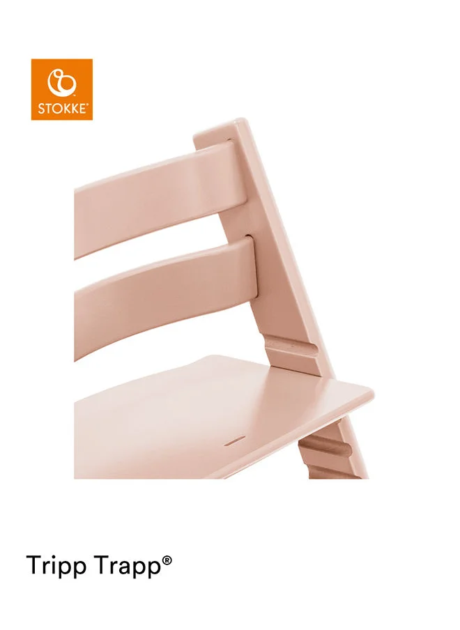 ستوك Tripp Trapp Chair Adjustable, Convertible Baby High Chair For Toddlers , Children And Adults Convenient, Comfortable And Ergonomic Classic Design Serene Pink