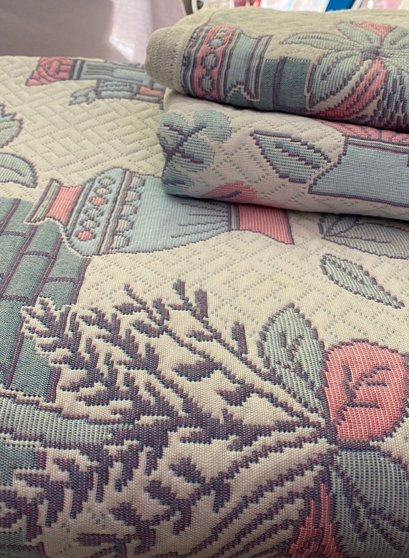 Large cotton bedspread - for two people - Image 2