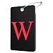 Gostwo 2 Pack Luggage Tags for Suitcases 26 Initial Letter Travel Luggage Baggage Identification Labels ID Tag Fully Bendable Tags with Stainless Steel Loop Black Letter W - Image 2