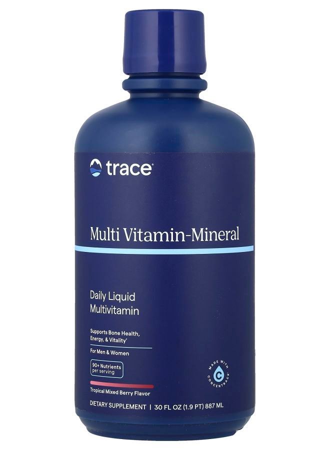 TRACE Multi Vitamin-Mineral For Men & Women Tropical Mixed Berry 30 fl oz (887 ml) - Image 1