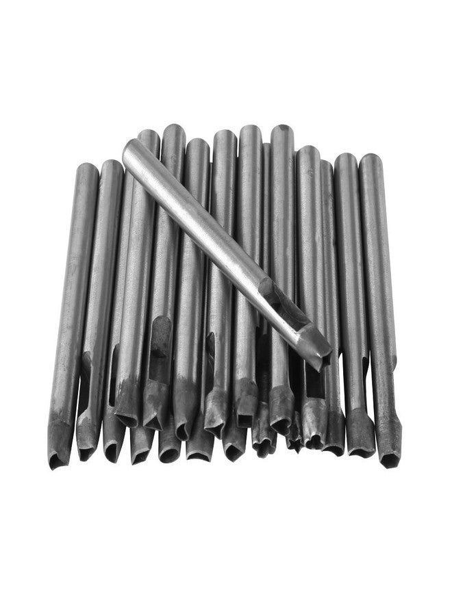 Walfront Leather Punch Tool Set 6mm 20pcs Flower Pattern Tools for Wallet Belt Decoration Carbon Steel Craft Kit for DIY Leathercraft Projects - Image 1