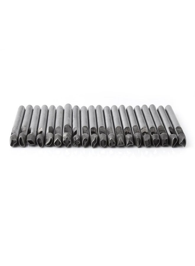 Walfront Leather Punch Tool Set 6mm 20pcs Flower Pattern Tools for Wallet Belt Decoration Carbon Steel Craft Kit for DIY Leathercraft Projects - Image 4