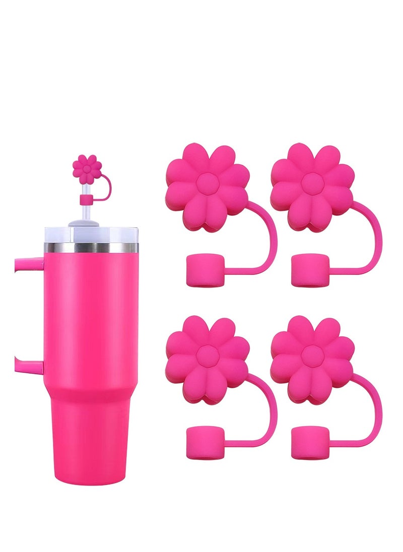 4Stanley straw caps, reusable dustproof silicone straw caps suitable for Stanley cups 