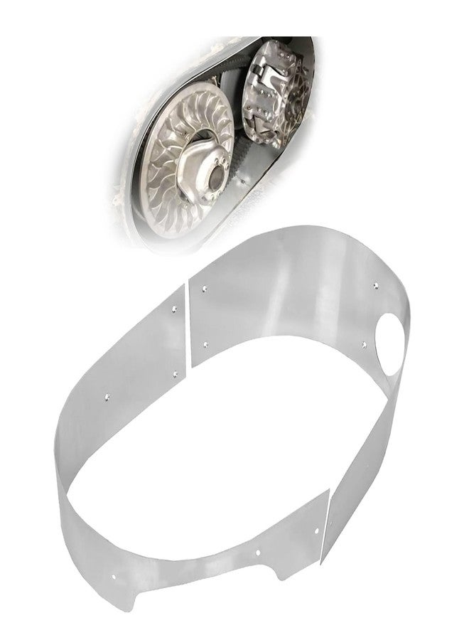 ECOTRIC X3 Belt Guard Clutch Compatible with 2017-2023 Can-Am Maverick X3 Belt Shield Guard Protector, Inner Cluth Housing Liner, All Models Clutch Cover Drive Shield Protector, Aluminium - Image 1